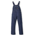 Walls Big Smith Rigid Denim Zip Fly Bib Overalls